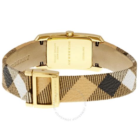 burberry charm bracelet watch gold|burberry pioneer gold dial.